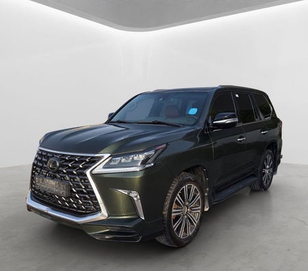 Green Lexus LX570 2021