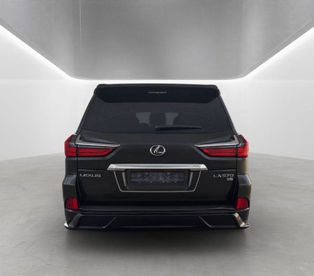 Green Lexus LX570 2021