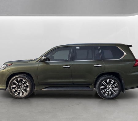 Green Lexus LX570 2021