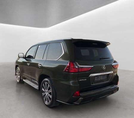 Green Lexus LX570 2021