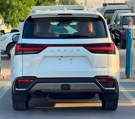White Lexus LX 700h 2026