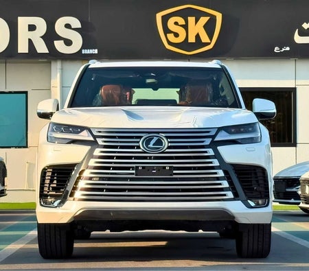 White Lexus LX 700h 2026