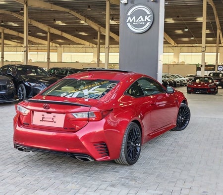 Rouge Lexus RC350 F 2017