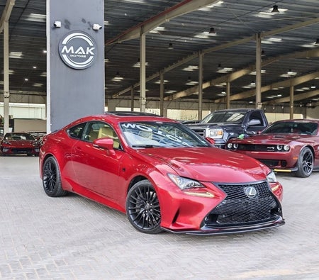 Rouge Lexus RC350 F 2017