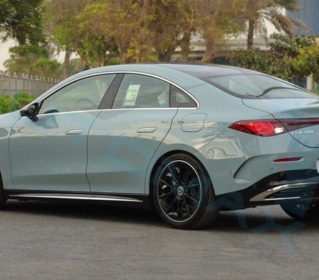 Green Mercedes Benz CLA 200 2027