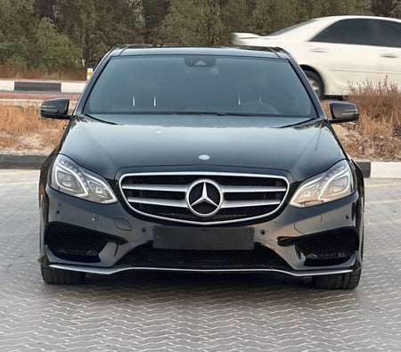 Black Mercedes Benz E300 2014