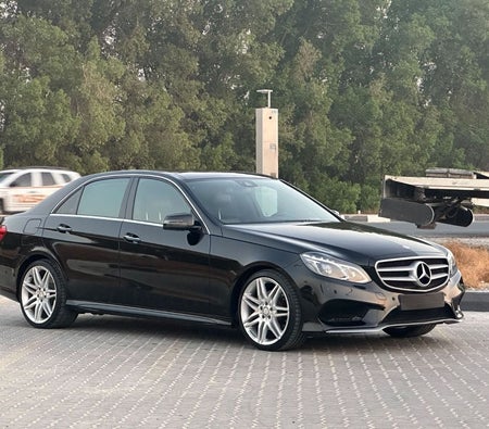 Black Mercedes Benz E300 2014