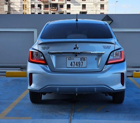 Silver Mitsubishi Mirage 2021