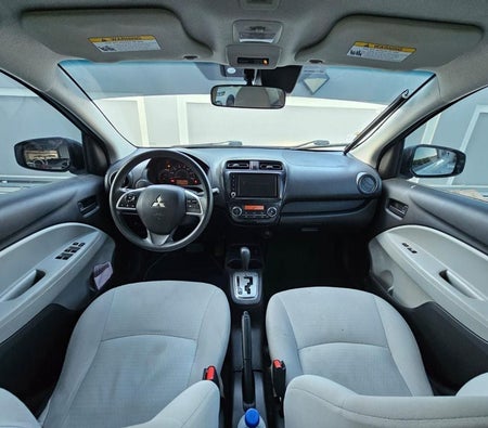 Silver Mitsubishi Mirage 2021