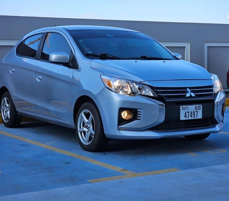 Silver Mitsubishi Mirage 2021