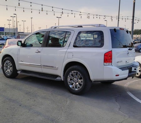 White Nissan Armada 2015