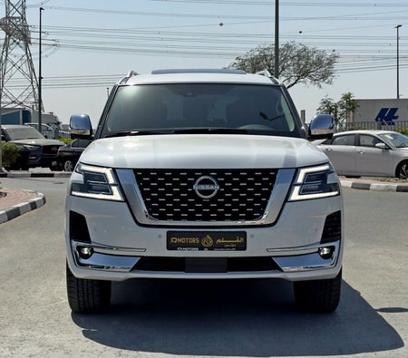 White Nissan Patrol 2024