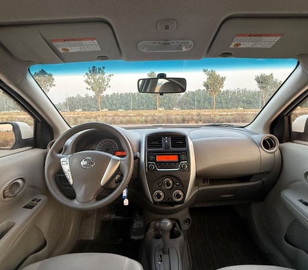 White Nissan Sunny 2022