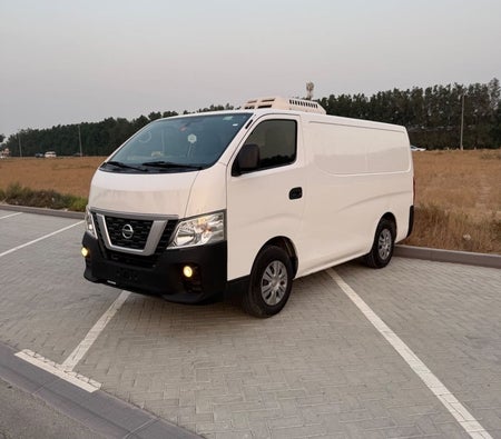 White Nissan Urvan 2021