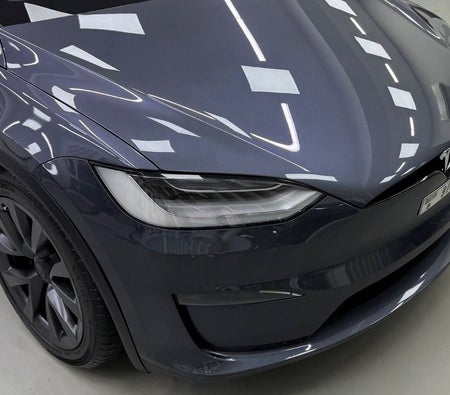 Gray Tesla Model X 2023