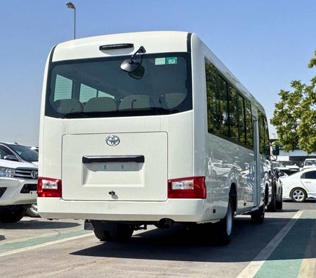 Blanc Toyota Coaster 2026