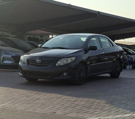 Siyah Toyota Corolla 2009