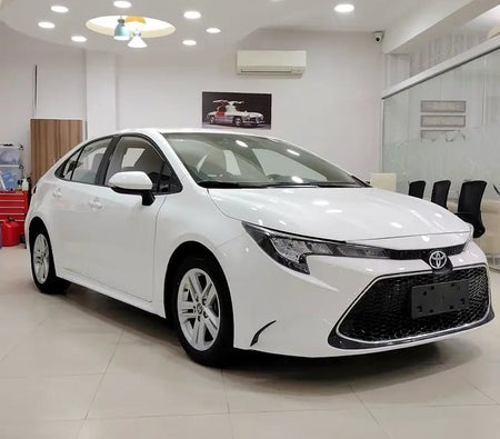白色的 丰田 花冠 2022