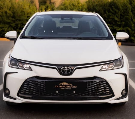 White Toyota Corolla 2025