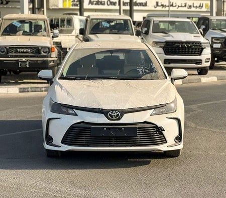 White Toyota Corolla 2026