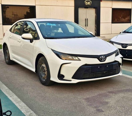 White Toyota Corolla 2026