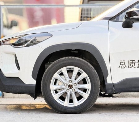 White Toyota Corolla Cross 2026