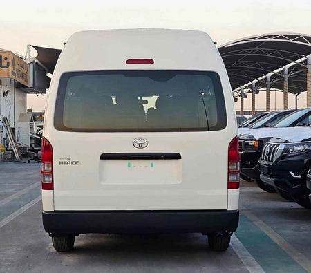 White Toyota Hiace 2025