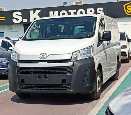 White Toyota Hiace 2026