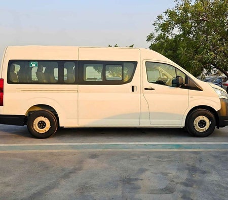 White Toyota Hiace 2026