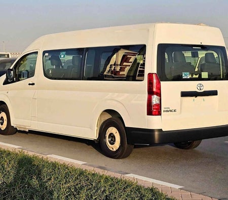 White Toyota Hiace 2026