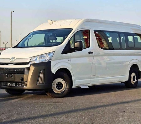 White Toyota Hiace 2026