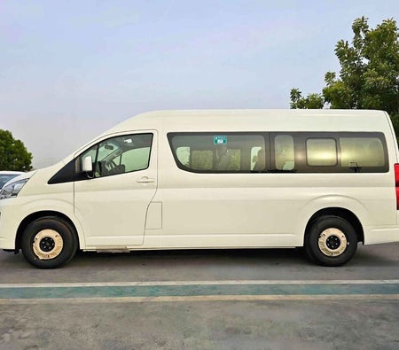White Toyota Hiace 2026