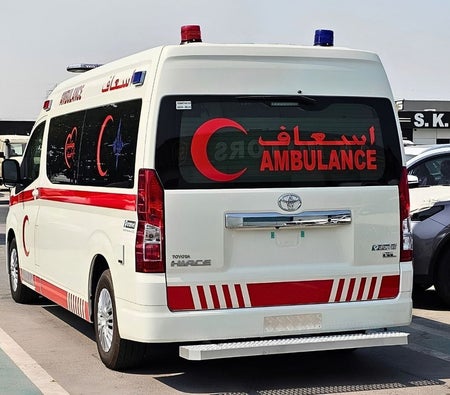 White Toyota Hiace 2026