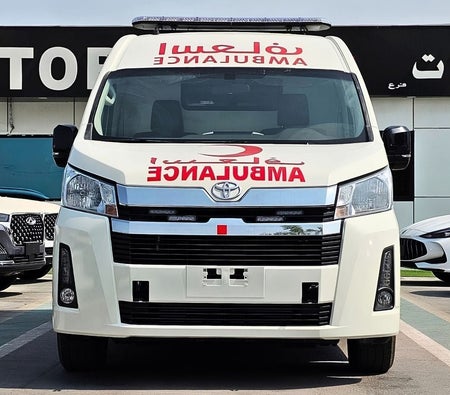 White Toyota Hiace 2026