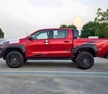 Red Toyota Hilux 2025