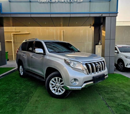 Silver Toyota Prado 2016