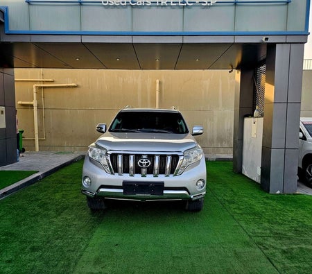 Silver Toyota Prado 2016