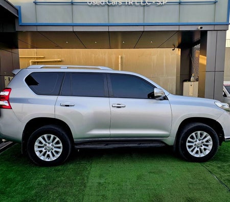 Silver Toyota Prado 2016