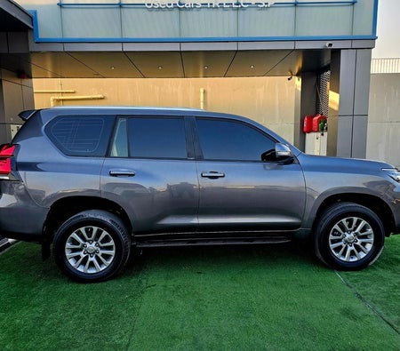 Gray Toyota Prado 2019