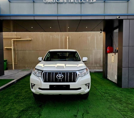 White Toyota Prado 2022