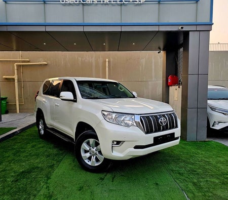 White Toyota Prado 2022