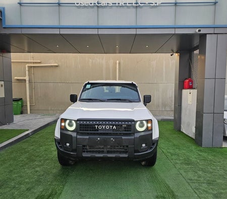 White Toyota Prado 2024