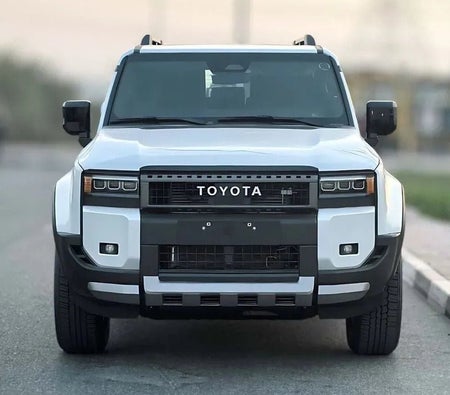White Toyota Prado 2025