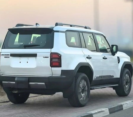 White Toyota Prado 2025