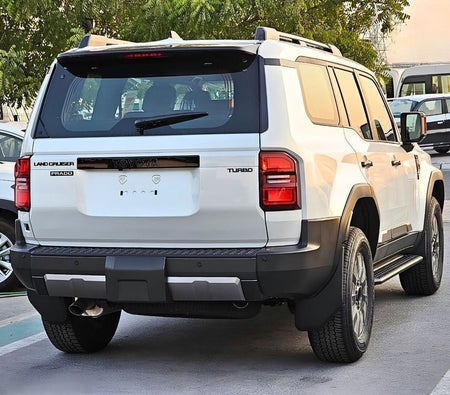 White Toyota Prado 2027
