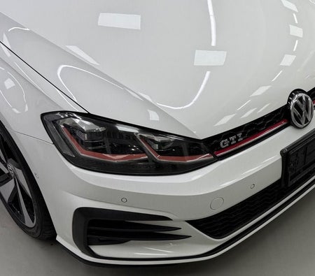 White Volkswagen Golf 2018