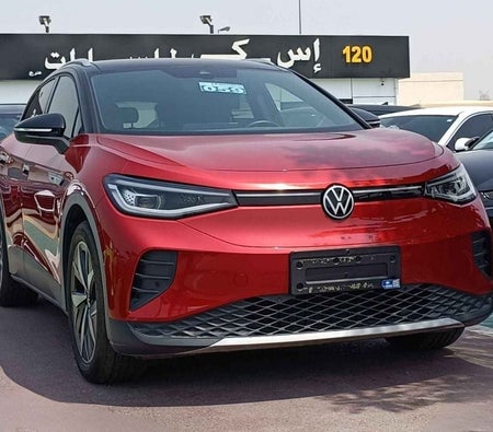 rojo Volkswagen ID4 2020 rojo Volkswagen ID4 2020
