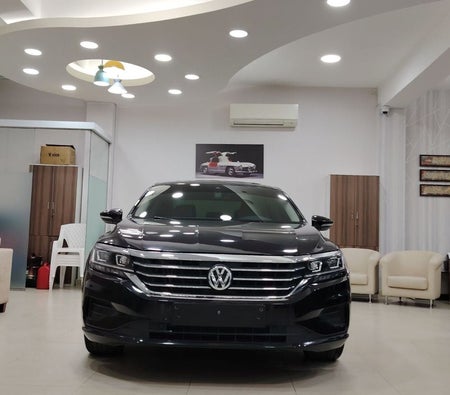 黑色的 大众汽车 帕萨特 2020